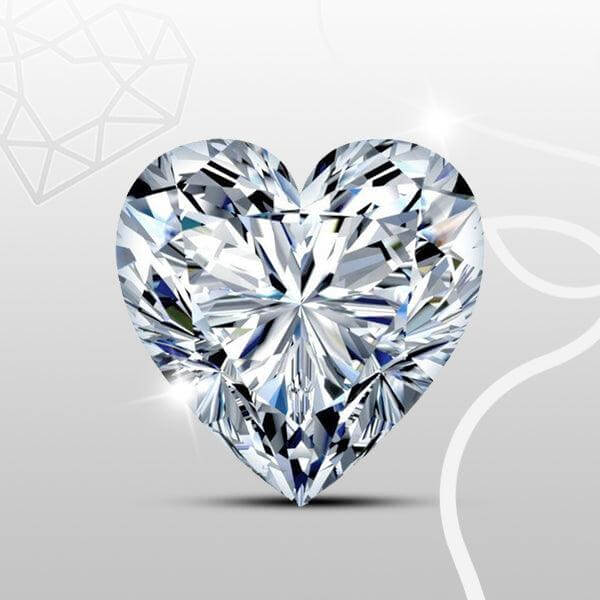 Mossonite Heart Shape - Alymwndw