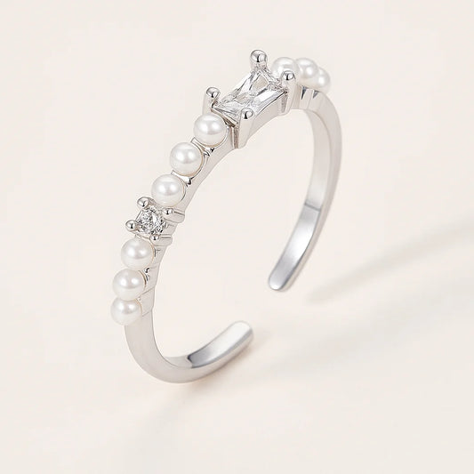 Silver Ring 925 With Fresh Water Pearl 