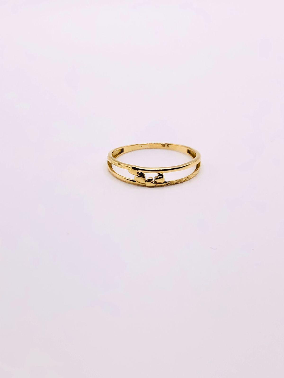 3heart-Gold Ring ( 18k ) - Alymwndw