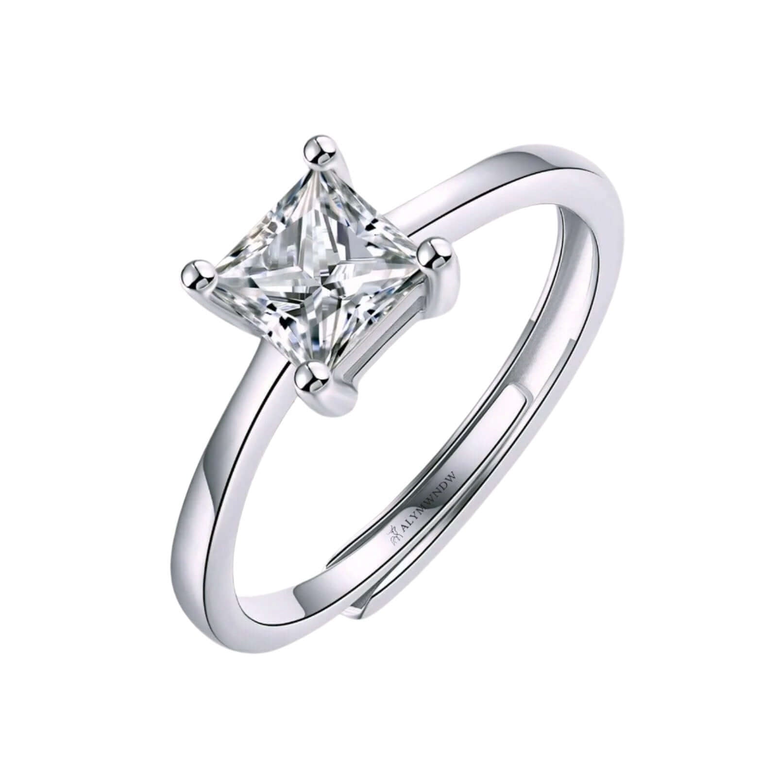 Alymwndw Jewellery Certified Lab Moissanite Ring – Blossom Inspired Elegance - Alymwndw