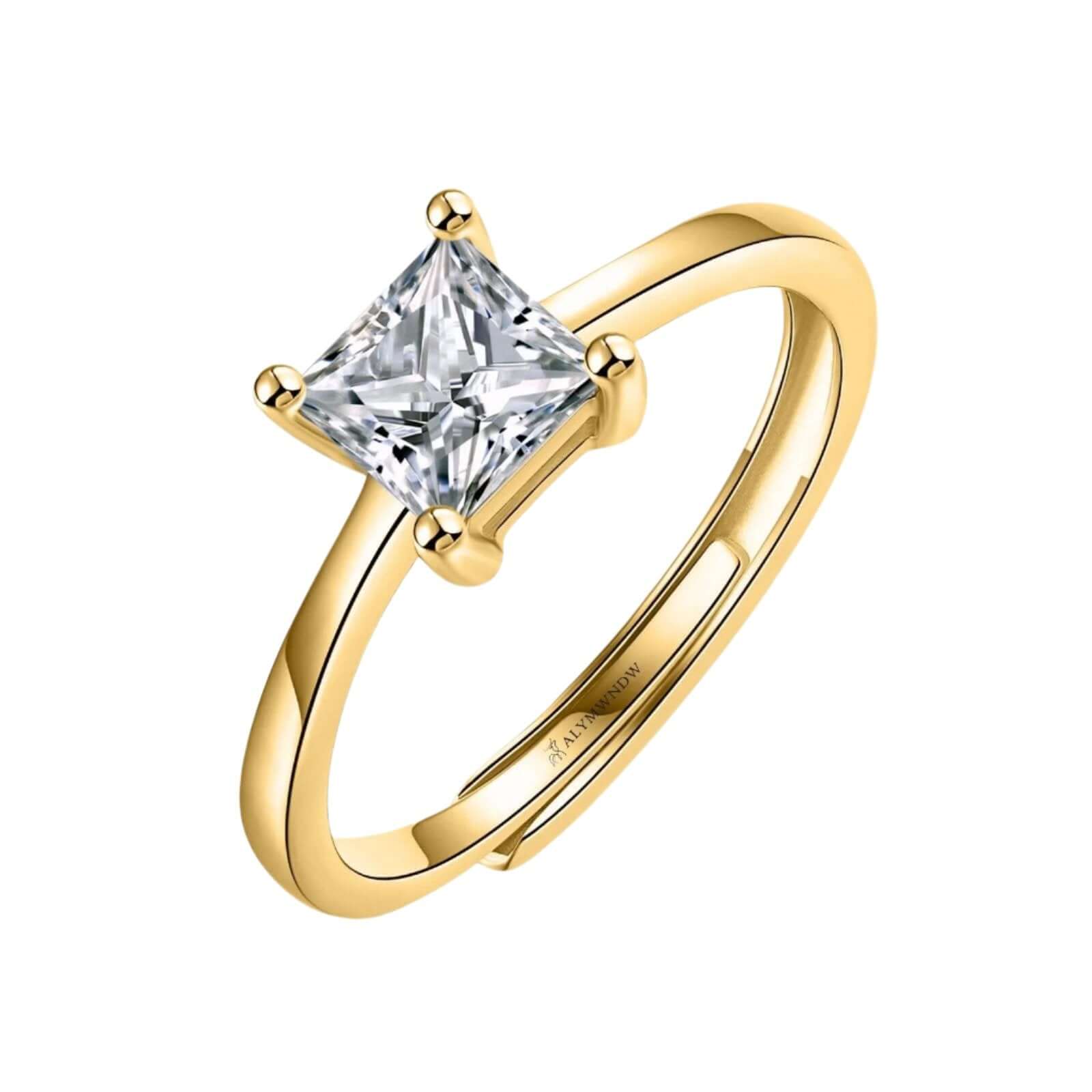 Alymwndw Jewellery Certified Lab Moissanite Ring – Blossom Inspired Elegance - Alymwndw