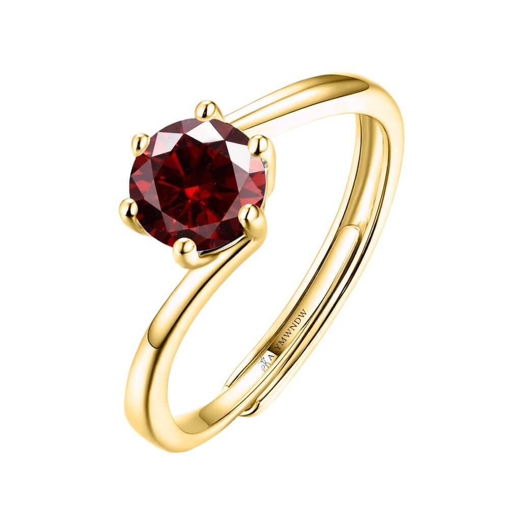 Alymwndw Jewellery Certified Lab Moissanite Ring – Classic Elegance - Alymwndw