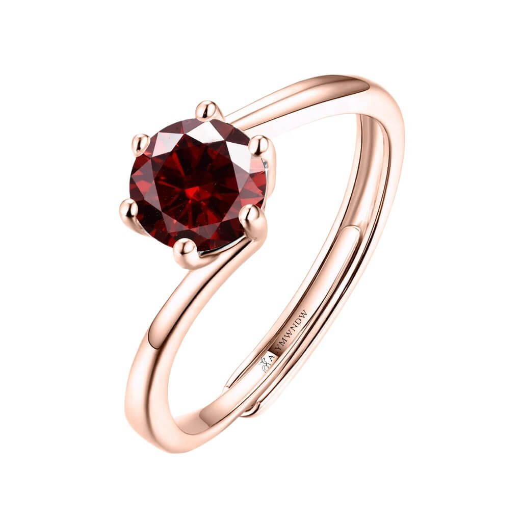 Alymwndw Jewellery Certified Lab Moissanite Ring – Classic Elegance - Alymwndw