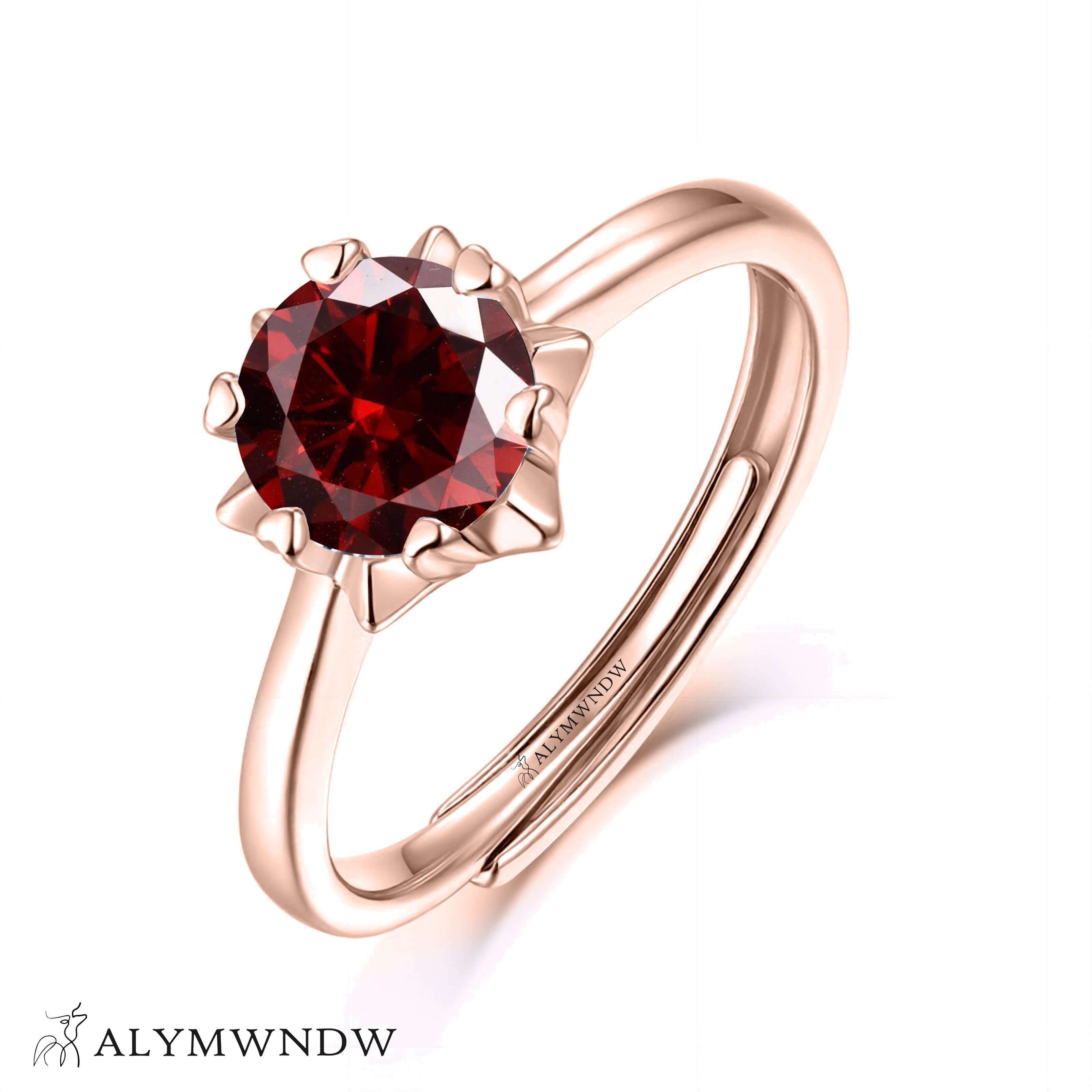 Alymwndw Jewellery Certified Lab Moissanite Ring – Classic Elegance Design - Alymwndw