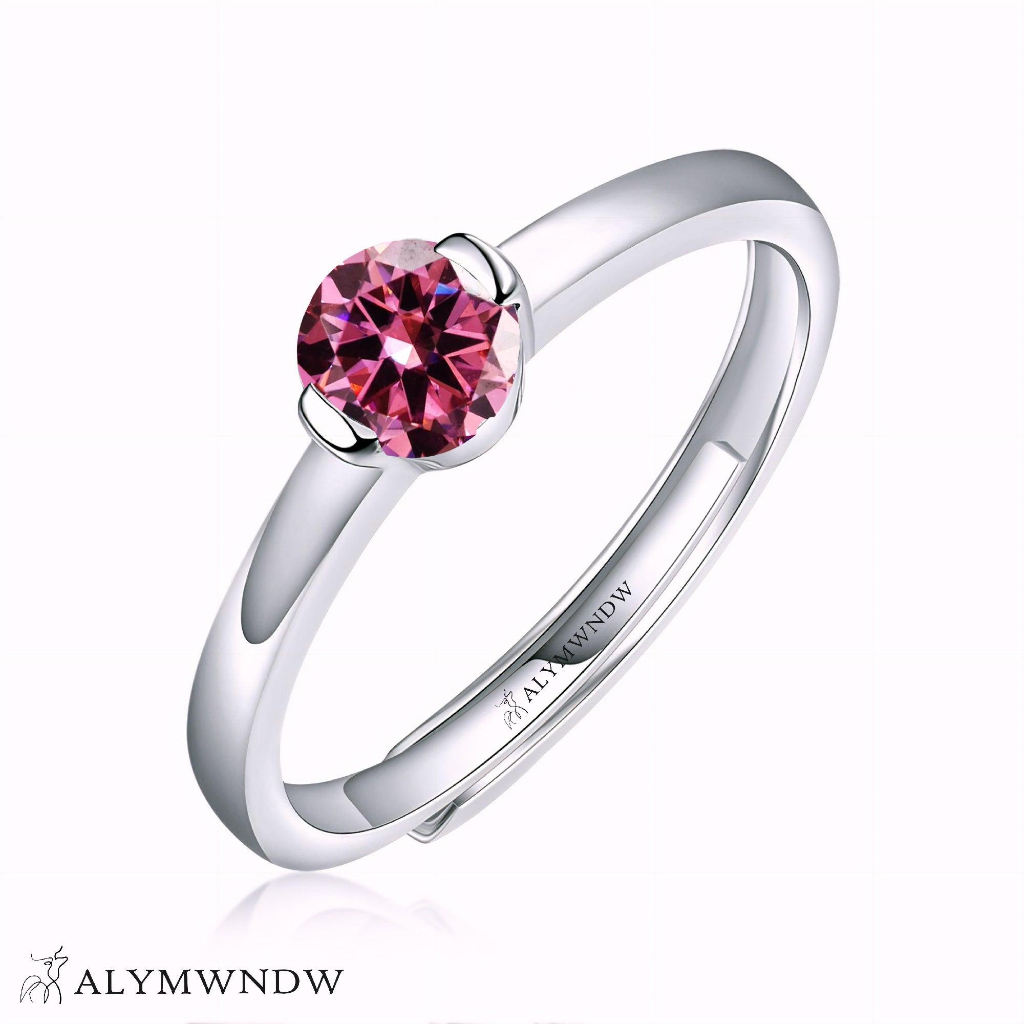 Alymwndw Jewellery Certified Lab Moissanite Ring – Classic Luxury Design - Alymwndw