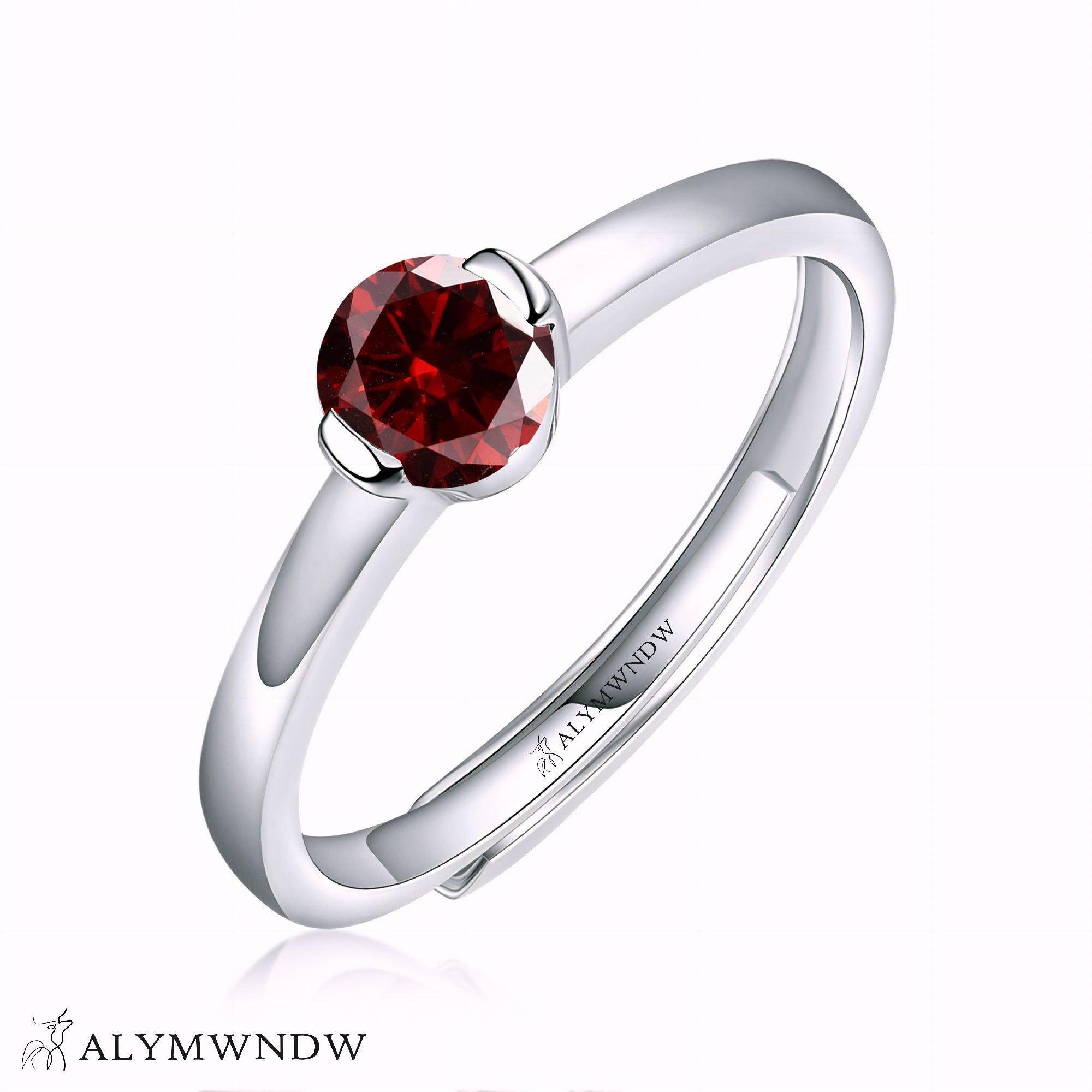 Alymwndw Jewellery Certified Lab Moissanite Ring – Classic Luxury Design - Alymwndw