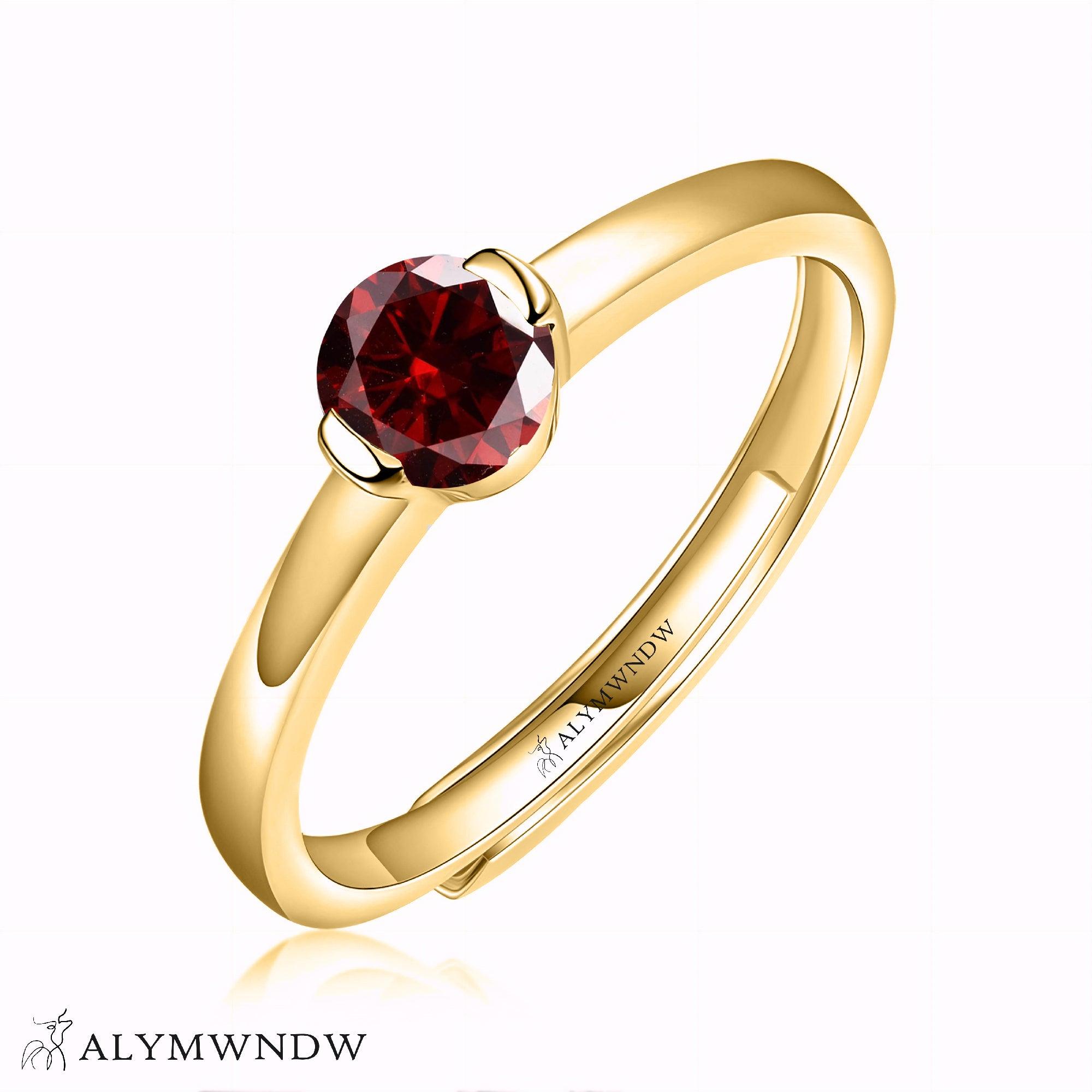 Alymwndw Jewellery Certified Lab Moissanite Ring – Classic Luxury Design - Alymwndw