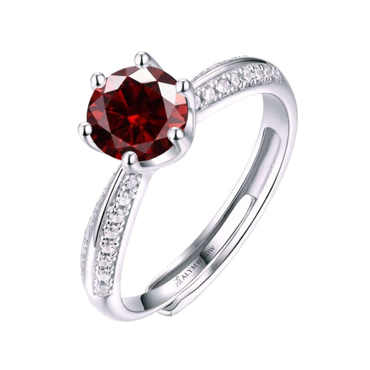 Alymwndw Jewellery Certified Lab Moissanite Ring – Elegant Craftsmanship - Alymwndw
