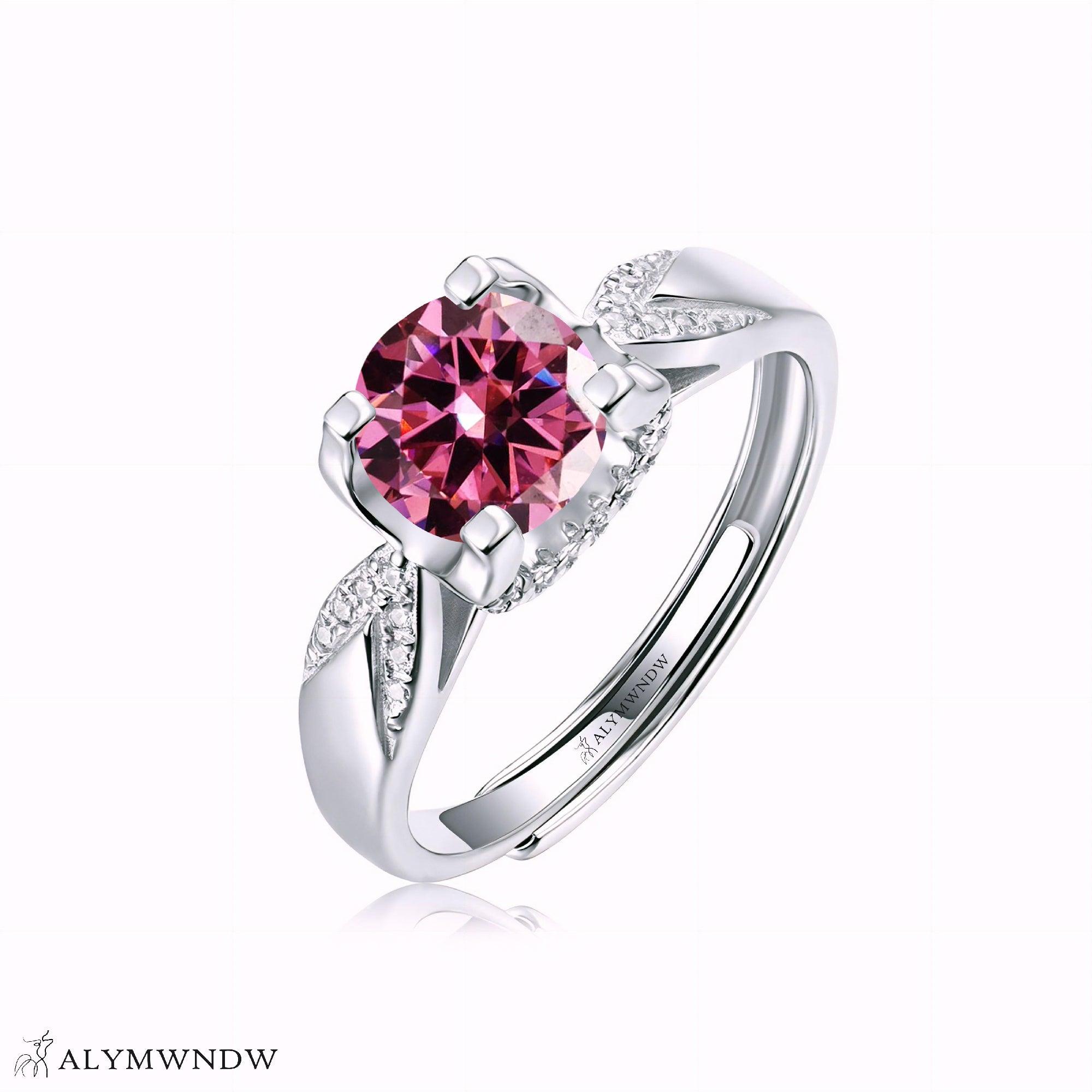 Alymwndw Jewellery Certified Lab Moissanite Ring – Elegant Luxury Craft - Alymwndw