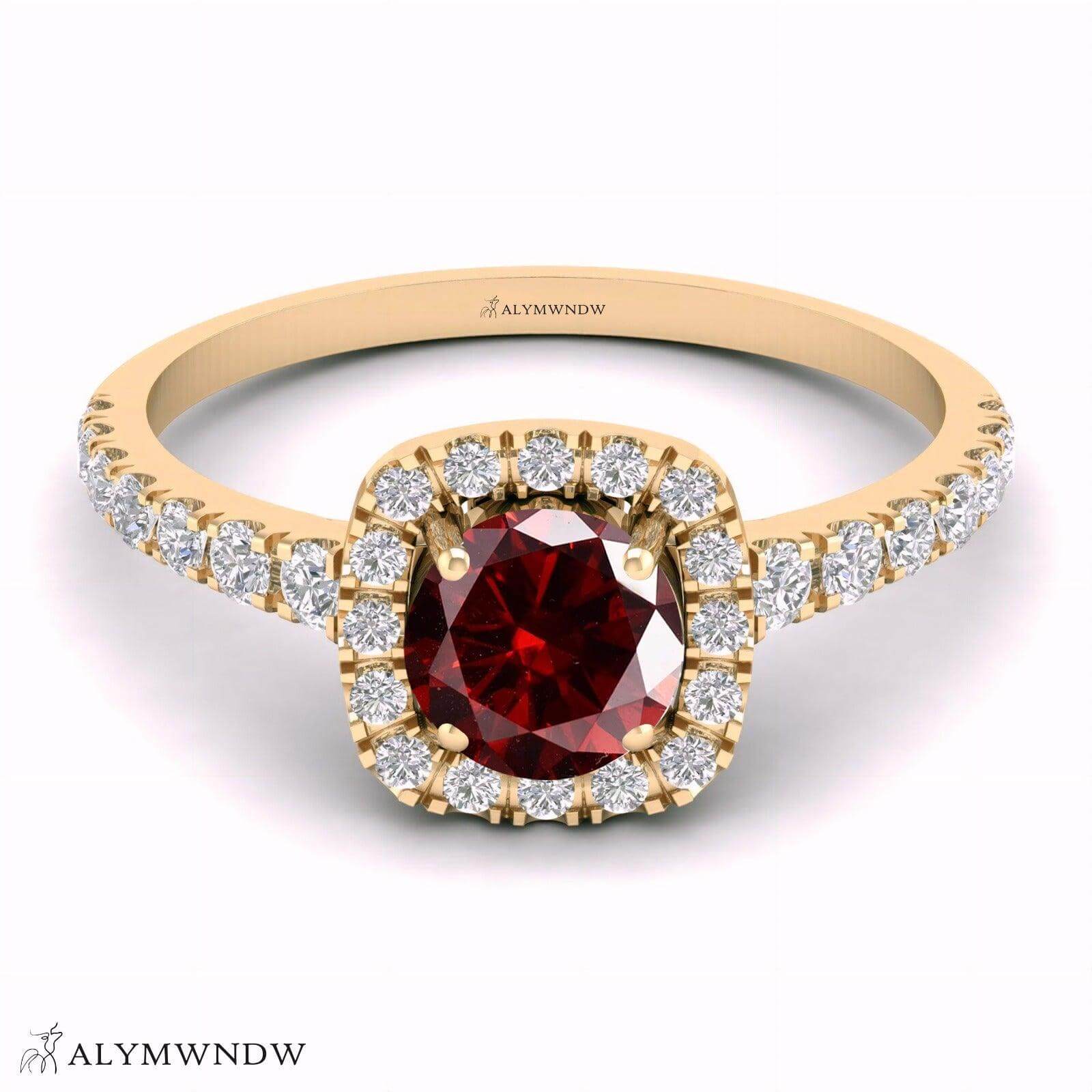 Alymwndw Jewellery Certified Lab Moissanite Ring – Elegant Signature Collection - Alymwndw