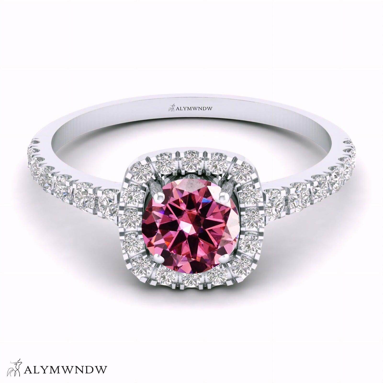 Alymwndw Jewellery Certified Lab Moissanite Ring – Elegant Signature Collection - Alymwndw