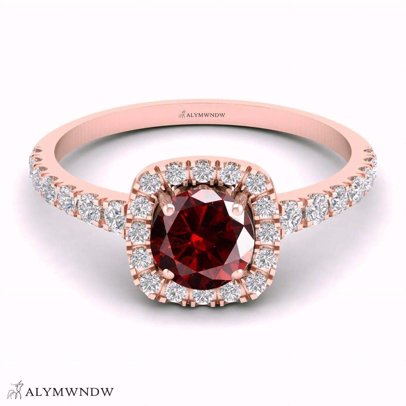 Alymwndw Jewellery Certified Lab Moissanite Ring – Elegant Signature Collection - Alymwndw
