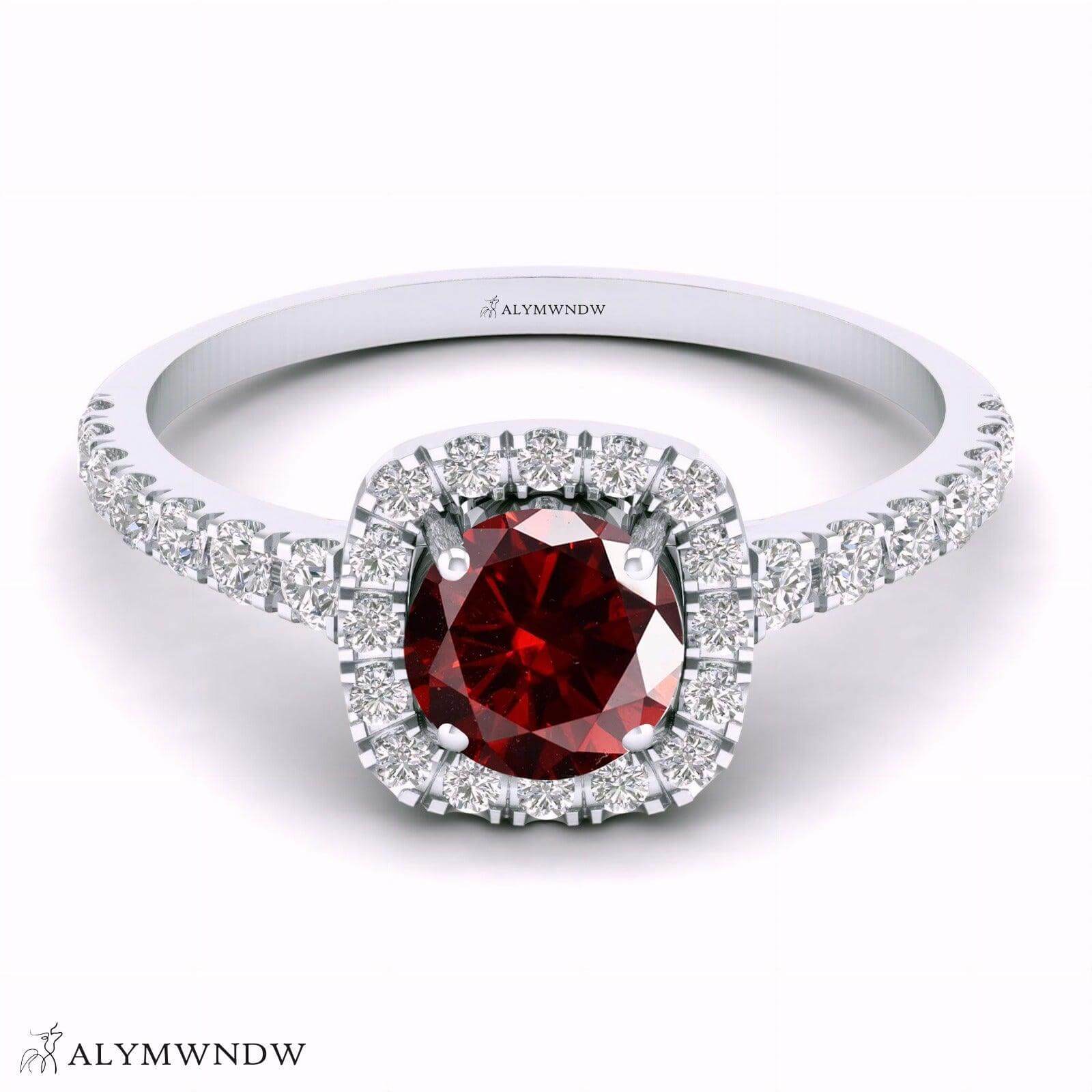 Alymwndw Jewellery Certified Lab Moissanite Ring – Elegant Signature Collection - Alymwndw