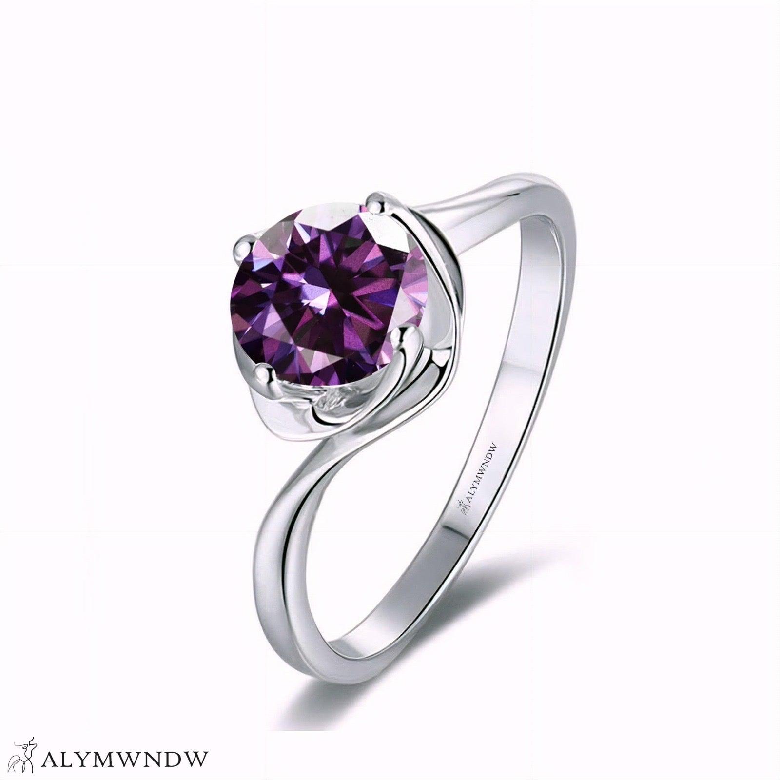Alymwndw Jewellery Certified Lab Moissanite Ring – Elegant Signature Craft - Alymwndw