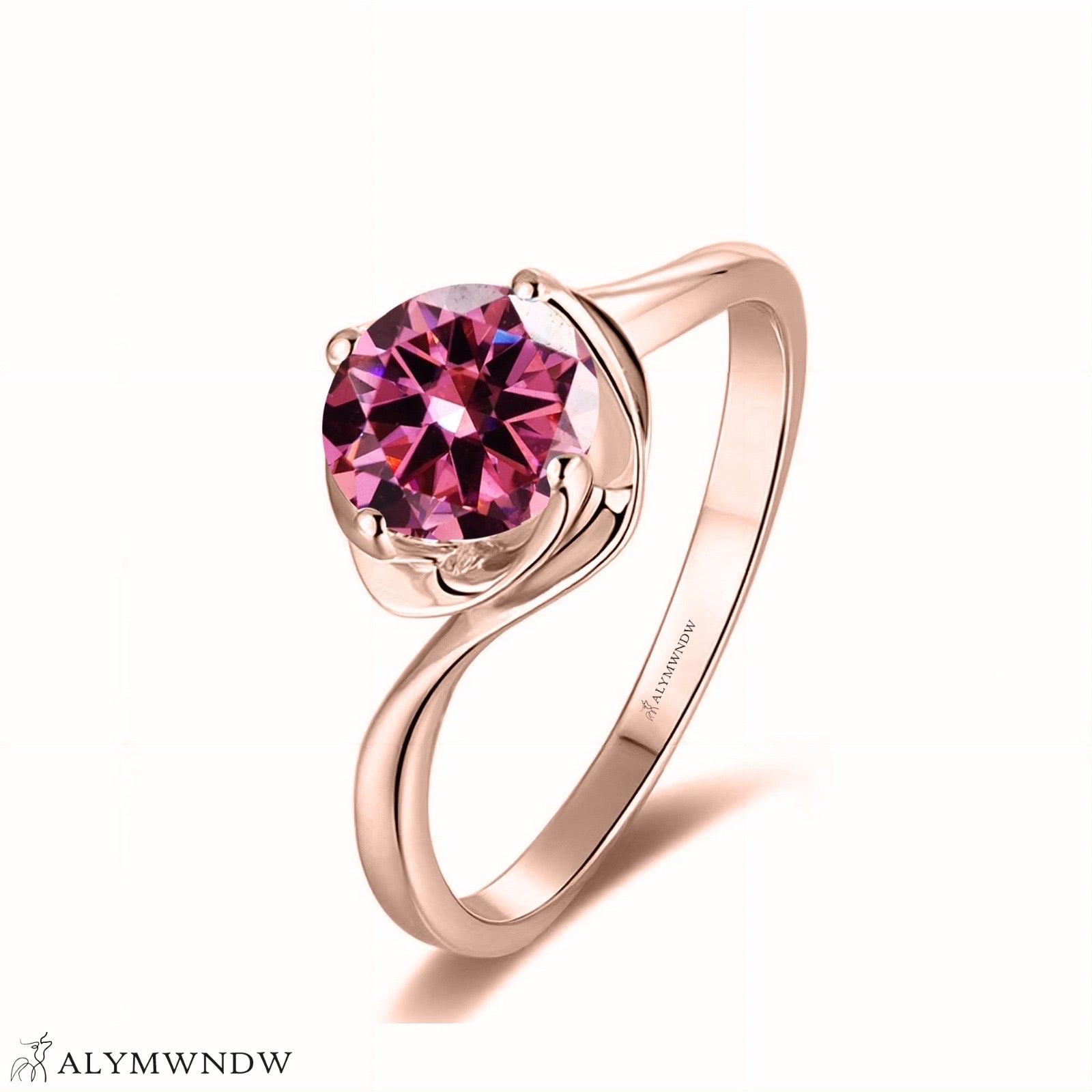 Alymwndw Jewellery Certified Lab Moissanite Ring – Elegant Signature Craft - Alymwndw