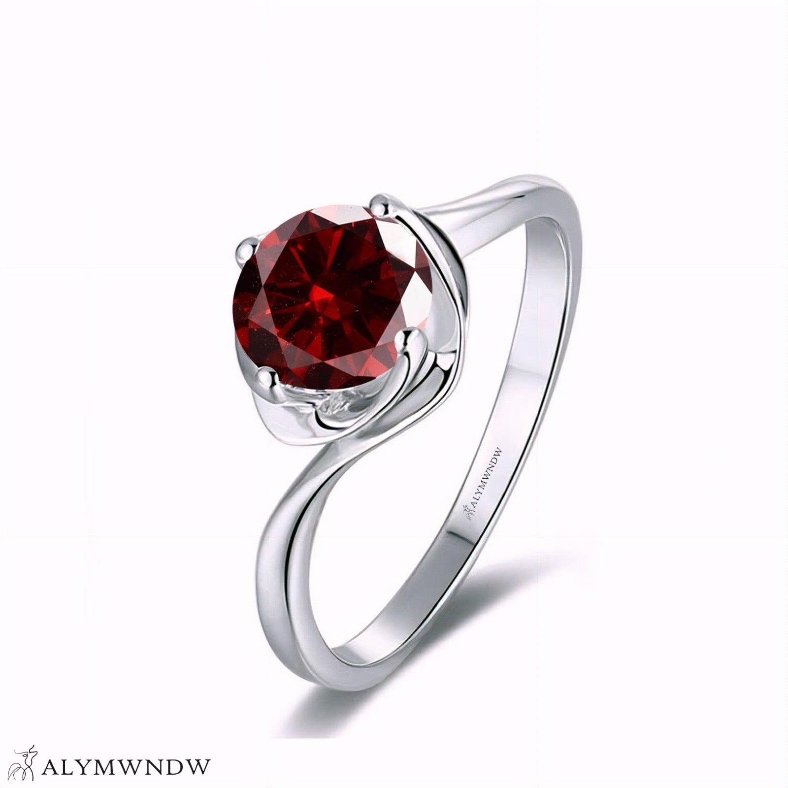 Alymwndw Jewellery Certified Lab Moissanite Ring – Elegant Signature Craft - Alymwndw