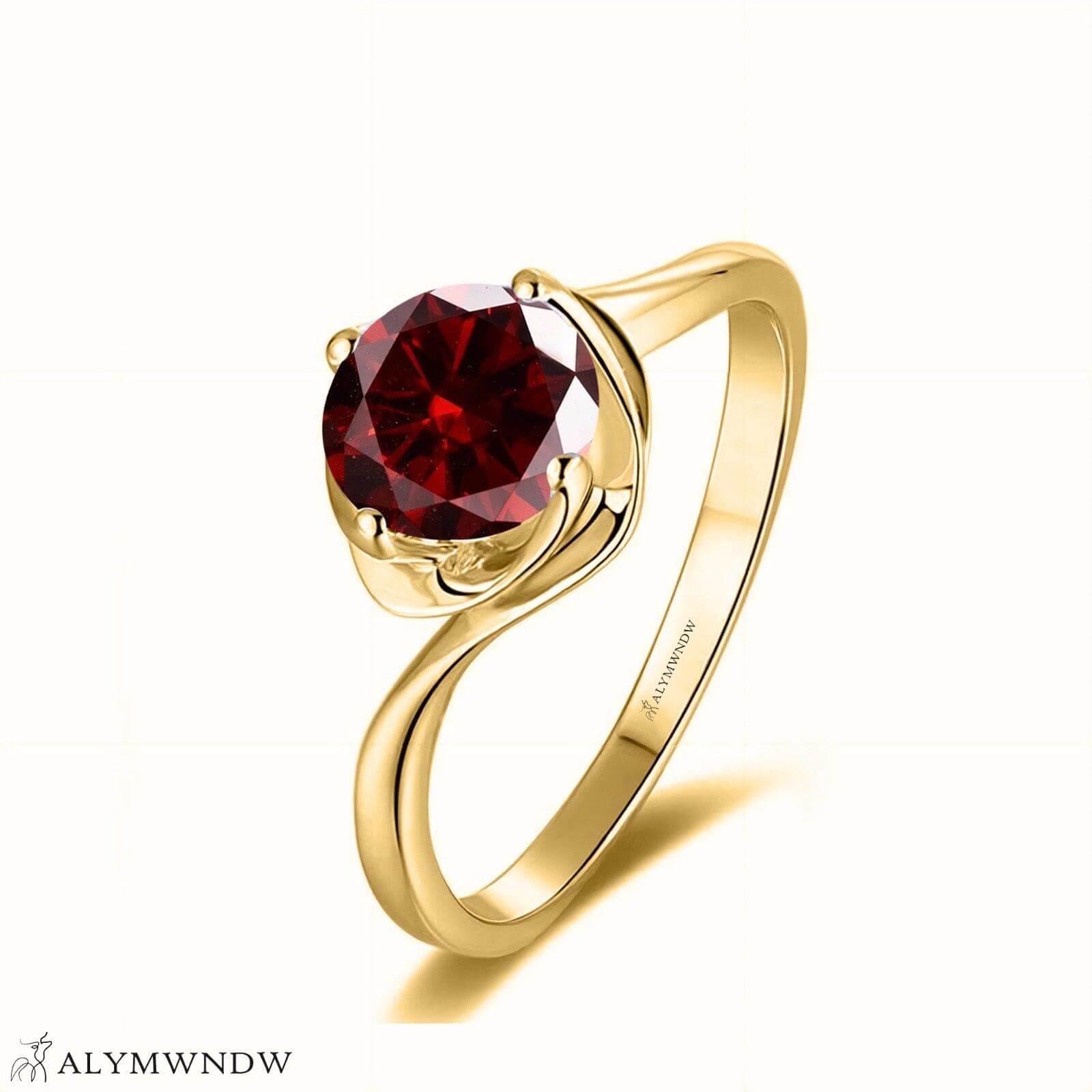 Alymwndw Jewellery Certified Lab Moissanite Ring – Elegant Signature Craft - Alymwndw