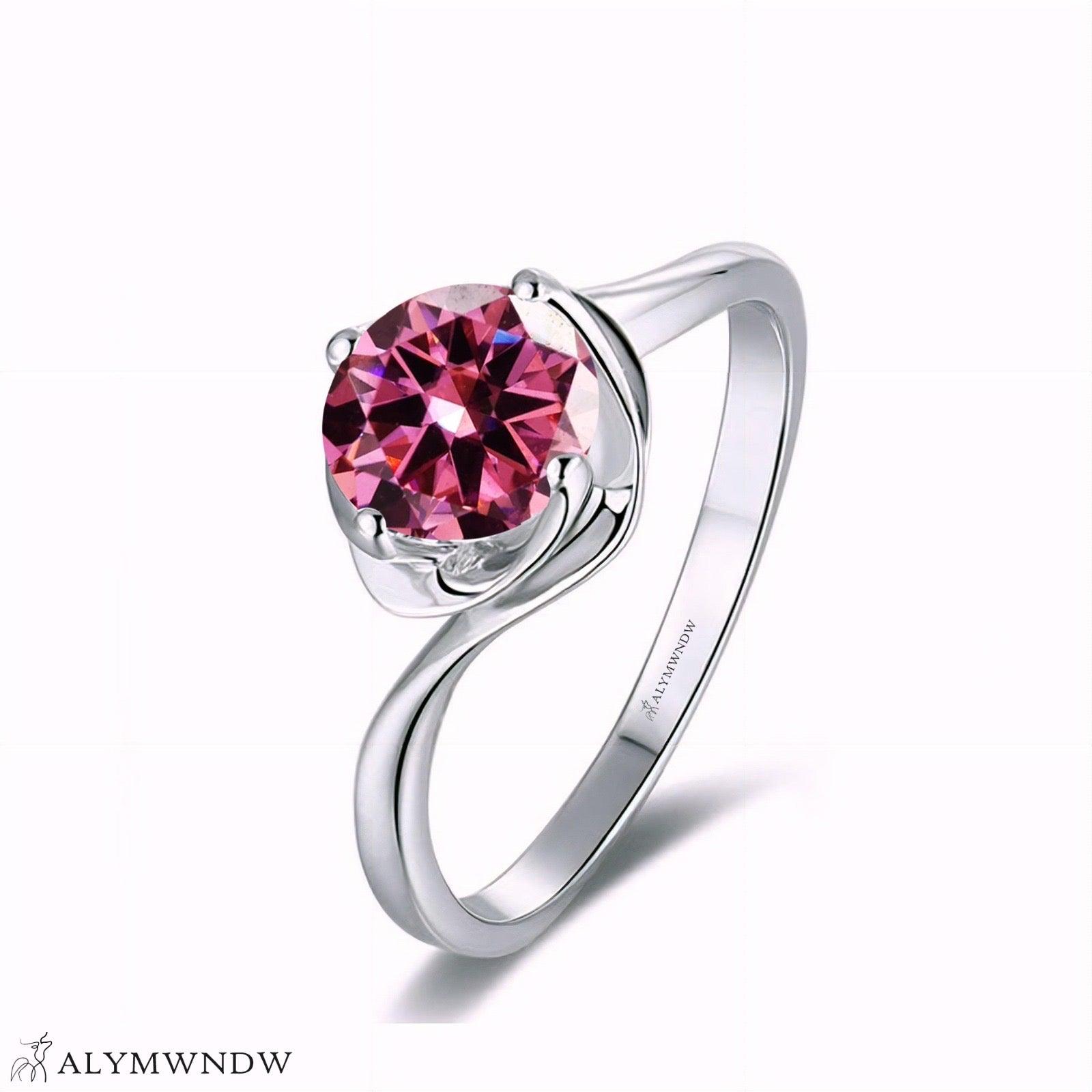 Alymwndw Jewellery Certified Lab Moissanite Ring – Elegant Signature Craft - Alymwndw