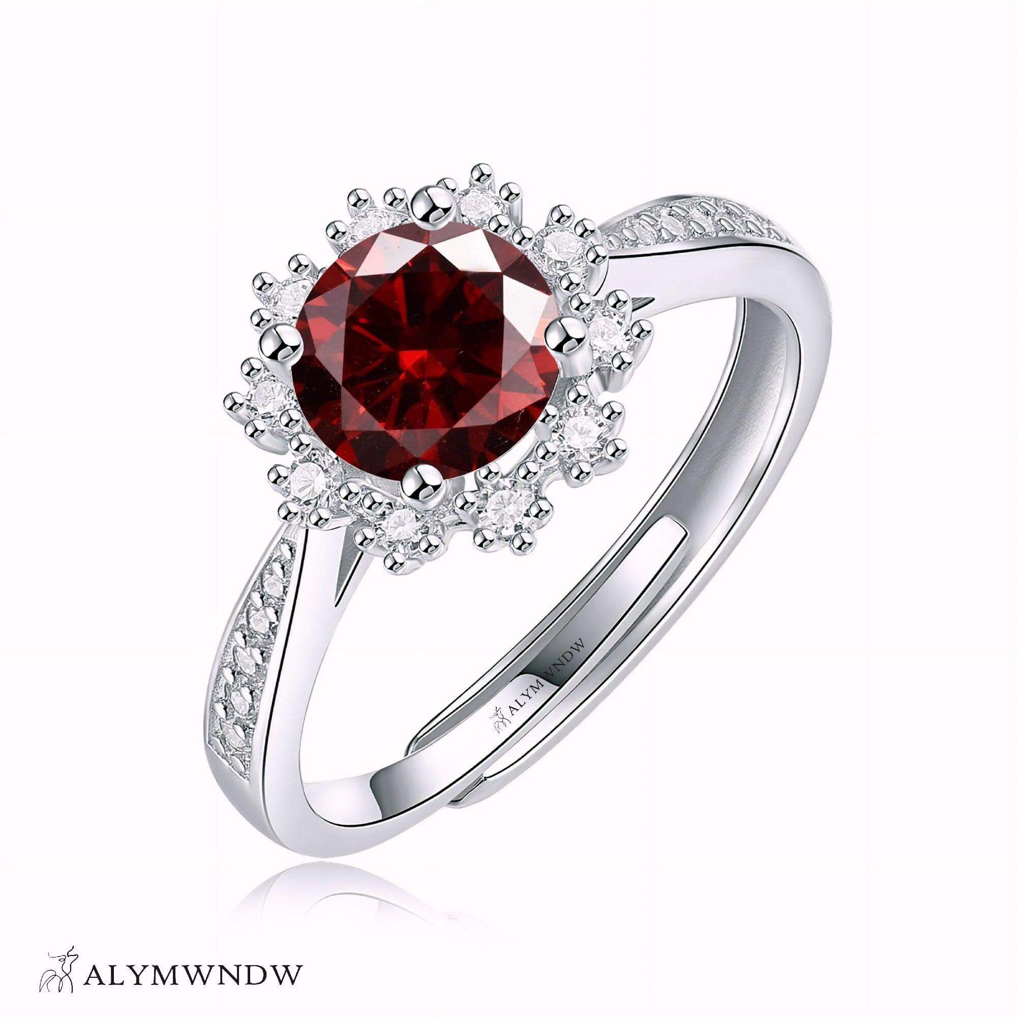 Alymwndw Jewellery Certified Lab Moissanite Ring – Elegant Timeless Collection - Alymwndw