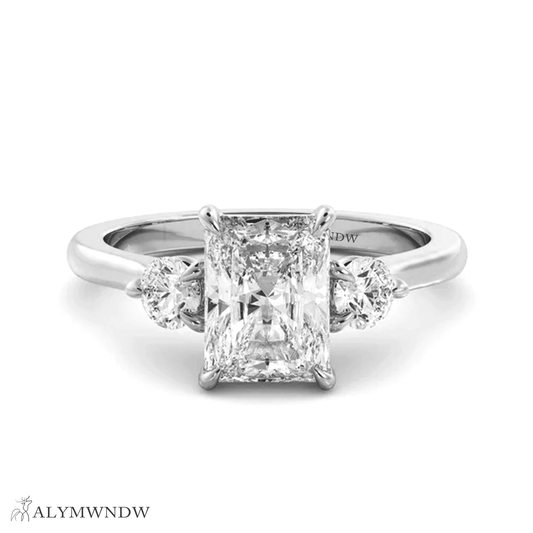 Alymwndw Jewellery Certified Lab Moissanite Ring – Elegant Timeless Craft - Alymwndw