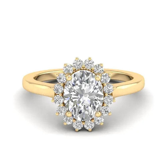 Alymwndw Jewellery Certified Lab Moissanite Ring – Elegant Timeless Craft - Alymwndw