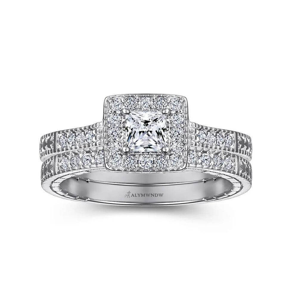 Alymwndw Jewellery Certified Lab Moissanite Ring – Elegant Timeless Design - Alymwndw