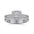Alymwndw Jewellery Certified Lab Moissanite Ring – Elegant Timeless Design - Alymwndw