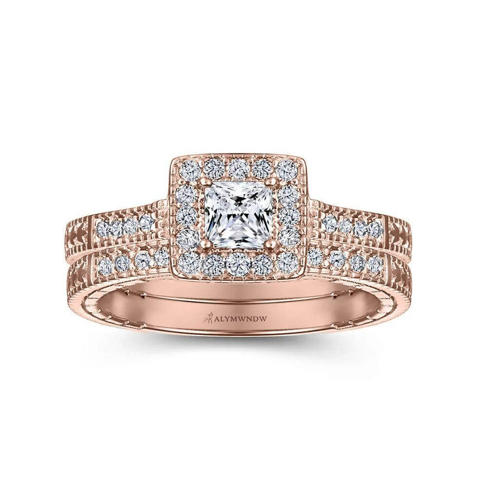 Alymwndw Jewellery Certified Lab Moissanite Ring – Elegant Timeless Design - Alymwndw