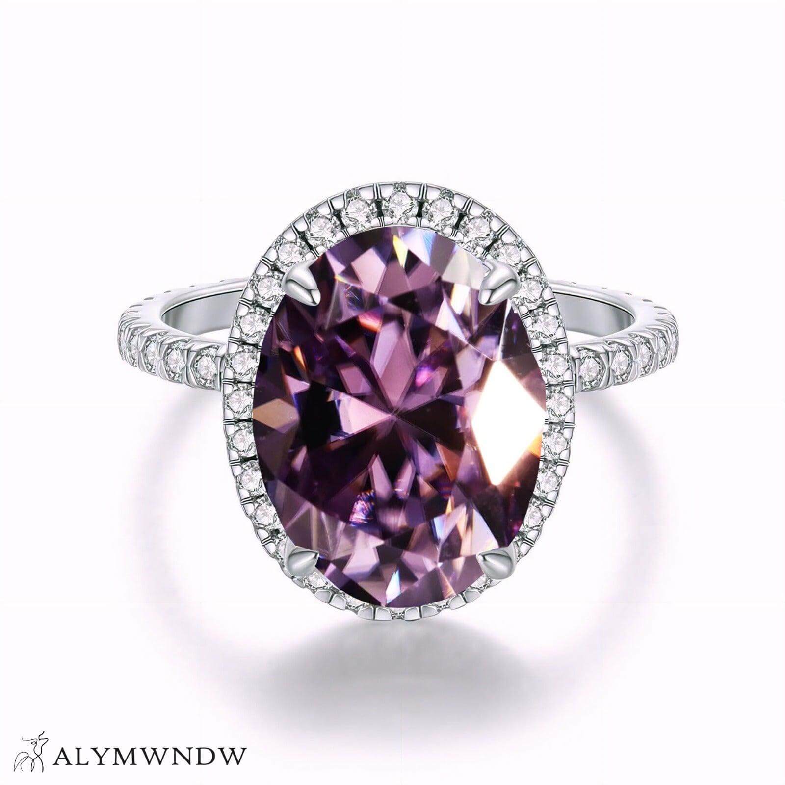 Alymwndw Jewellery Certified Lab Moissanite Ring – Luxury Timeless Elegance - Alymwndw