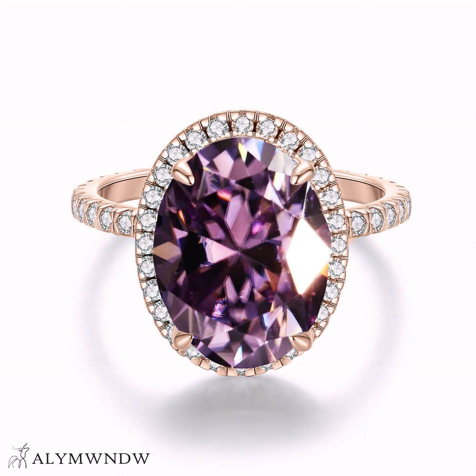 Alymwndw Jewellery Certified Lab Moissanite Ring – Luxury Timeless Elegance - Alymwndw