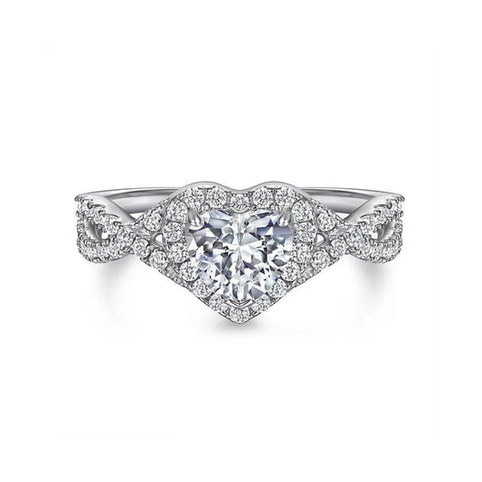 Alymwndw Jewellery Certified Lab Moissanite Ring – Luxury Timeless Elegance - Alymwndw