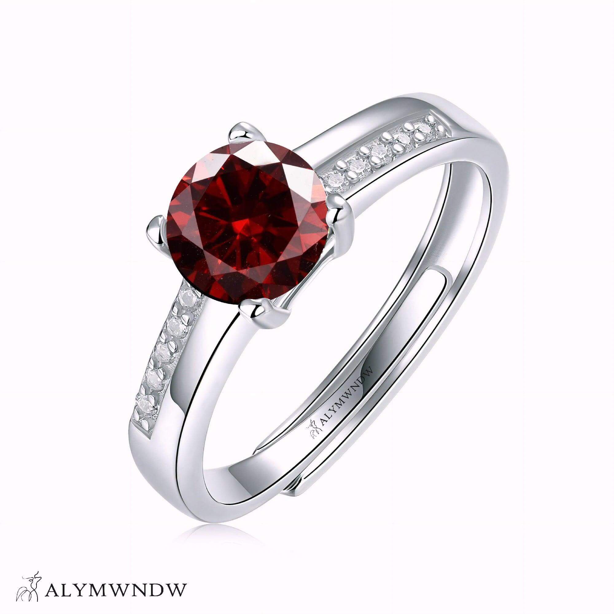 Alymwndw Jewellery Certified Lab Moissanite Ring – Modern Elegance Design - Alymwndw