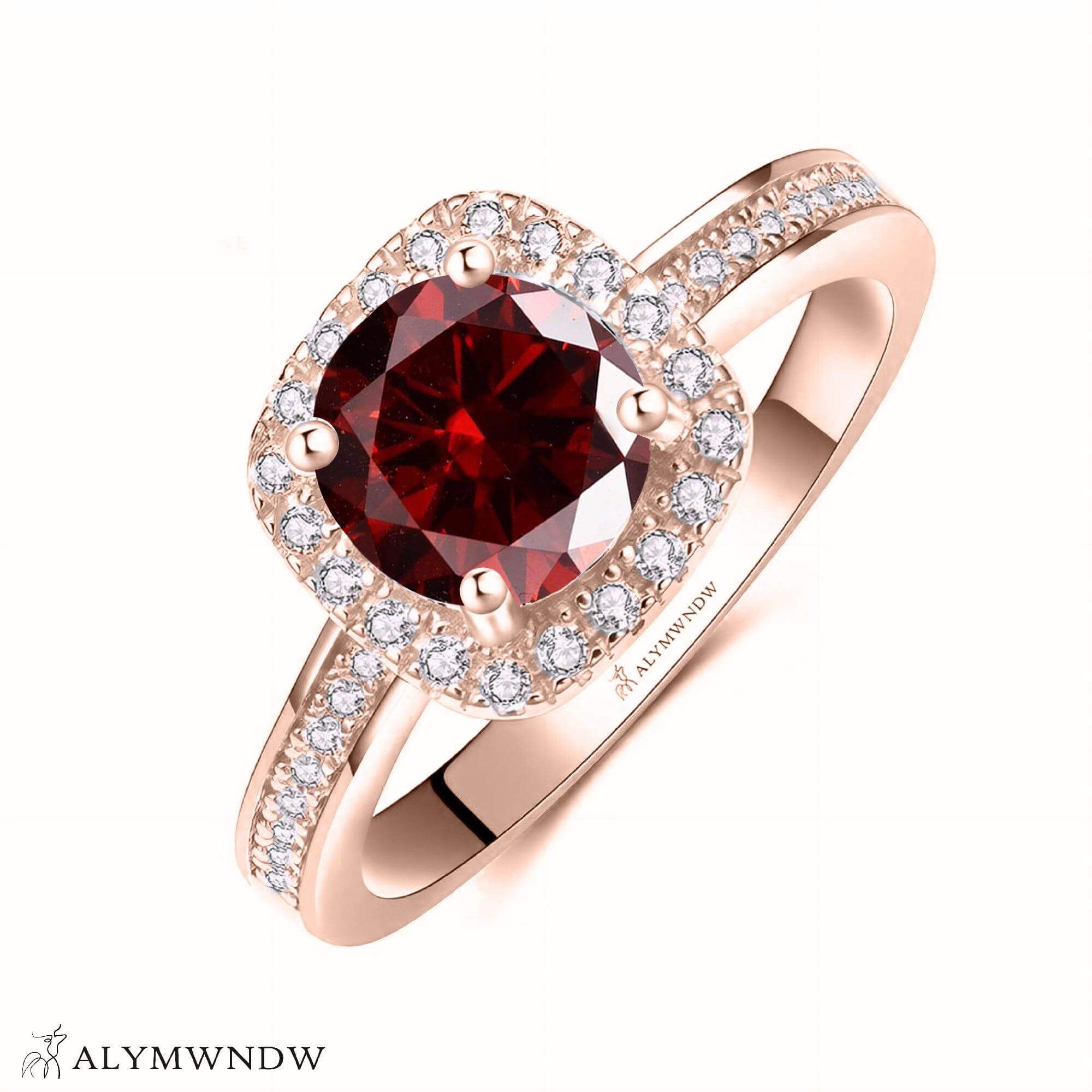 Alymwndw Jewellery Certified Lab Moissanite Ring – Modern Timeless Elegance - Alymwndw