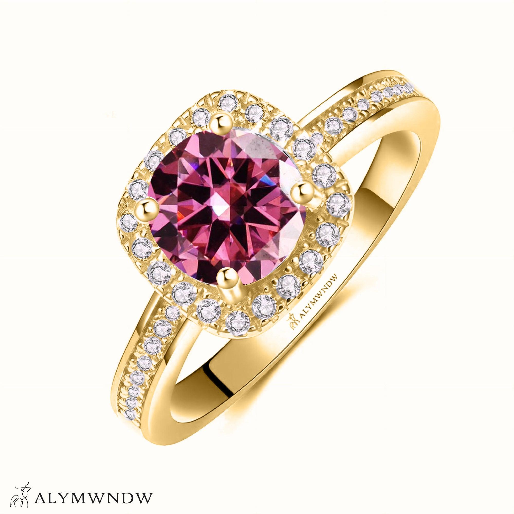 Alymwndw Jewellery Certified Lab Moissanite Ring – Modern Timeless Elegance - Alymwndw