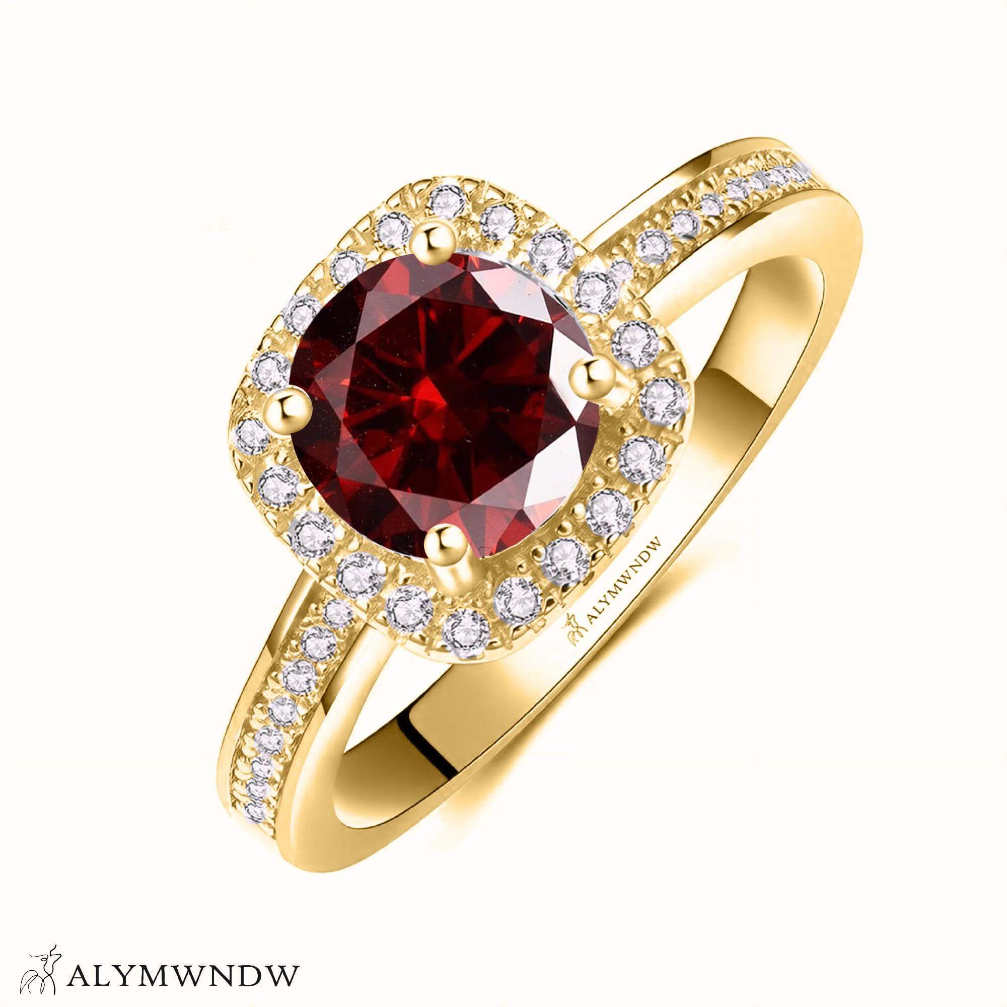 Alymwndw Jewellery Certified Lab Moissanite Ring – Modern Timeless Elegance - Alymwndw