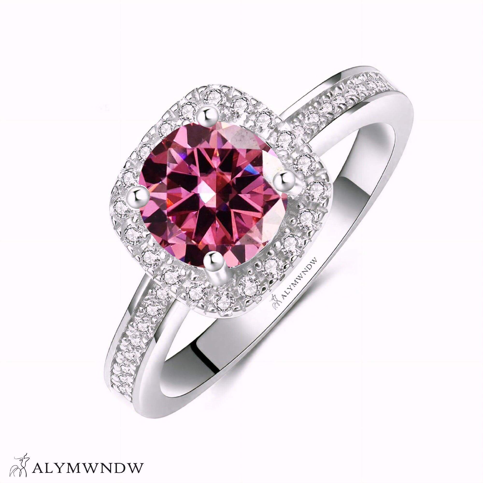 Alymwndw Jewellery Certified Lab Moissanite Ring – Modern Timeless Elegance - Alymwndw