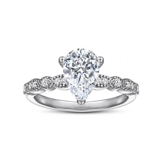 Alymwndw Jewellery Certified Lab Moissanite Ring – Premium Timeless Elegance - Alymwndw