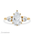 Alymwndw Jewellery Certified Lab Moissanite Ring – Premium Timeless Elegance - Alymwndw