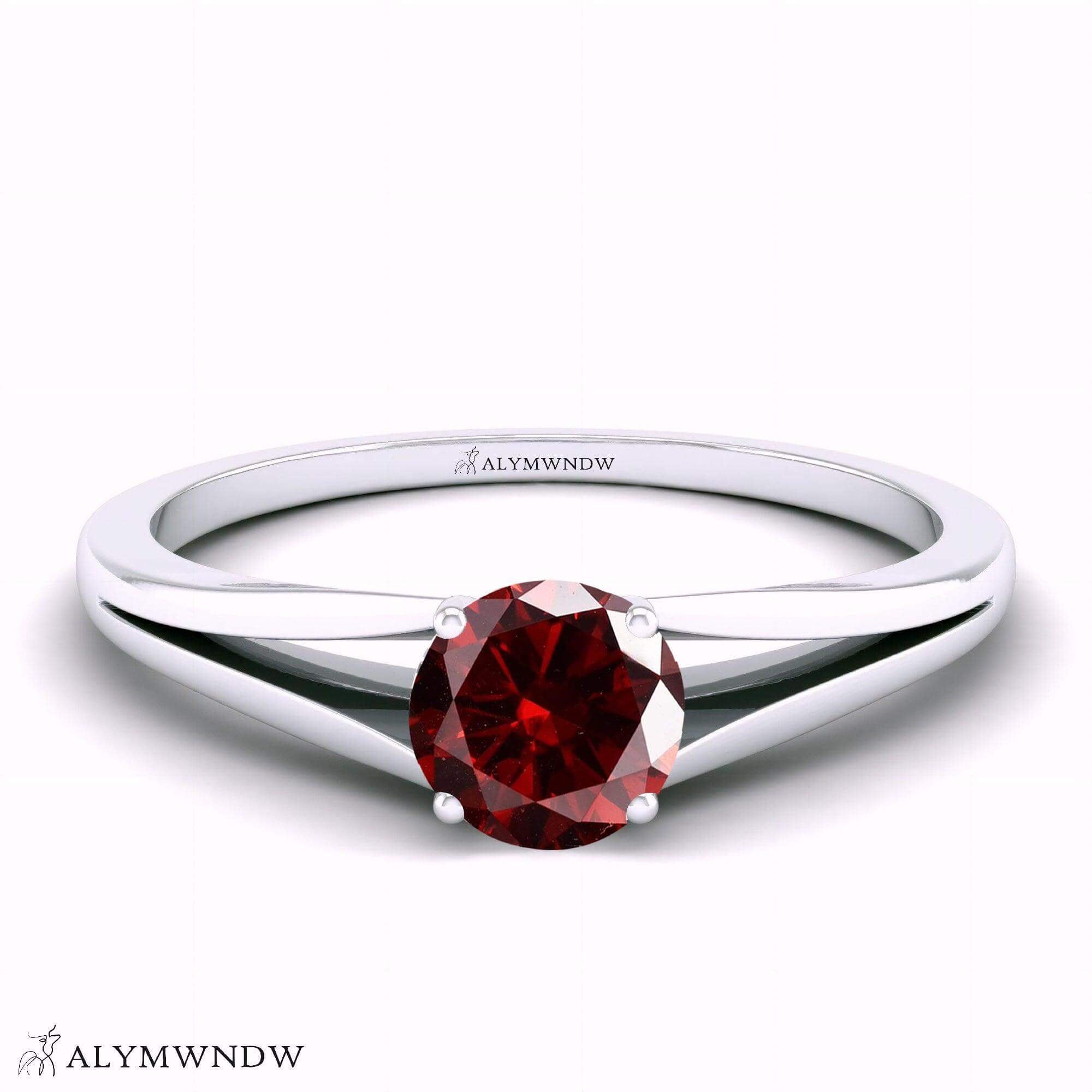 Alymwndw Jewellery Certified Lab Moissanite Ring – Refined Elegance Collection - Alymwndw