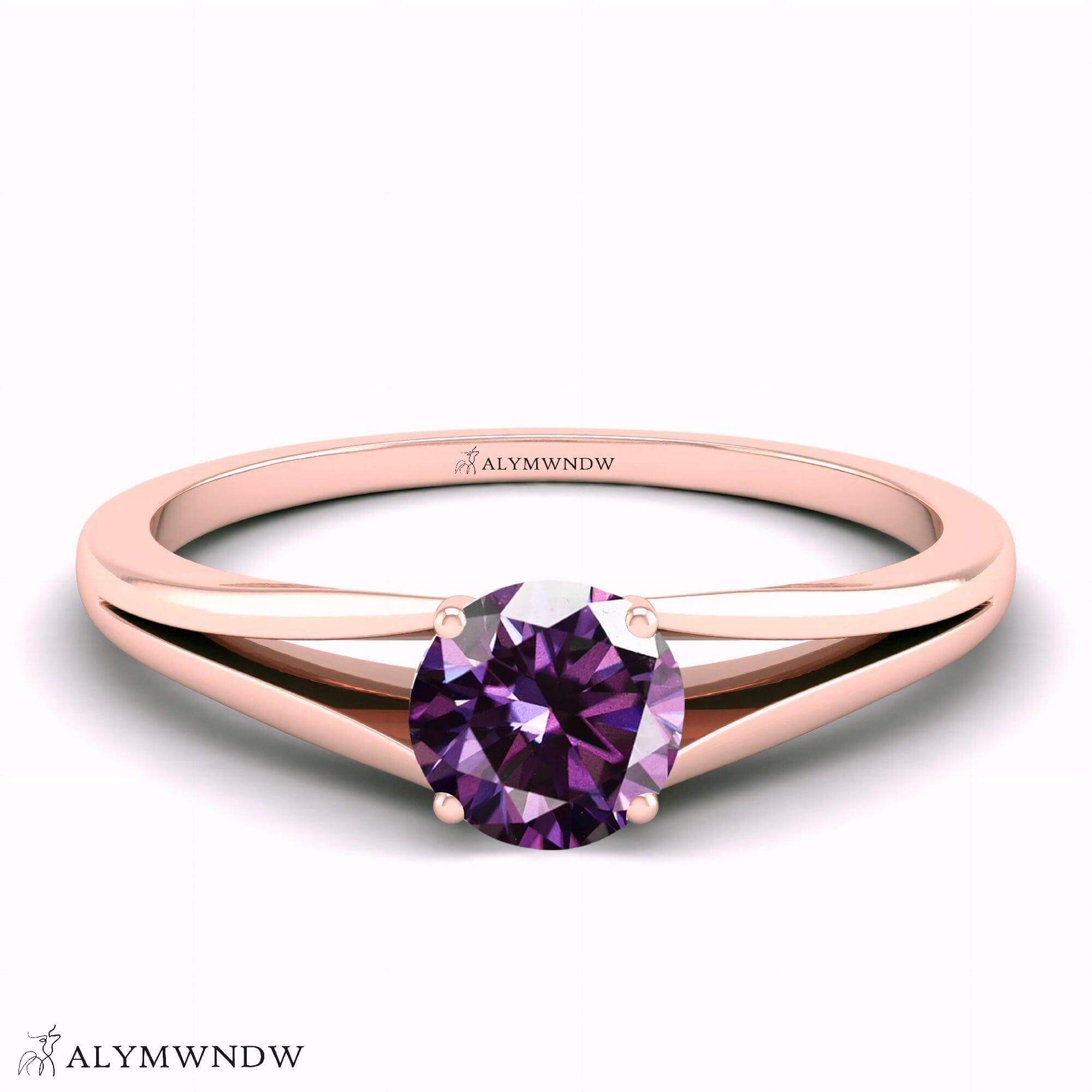 Alymwndw Jewellery Certified Lab Moissanite Ring – Refined Elegance Collection - Alymwndw