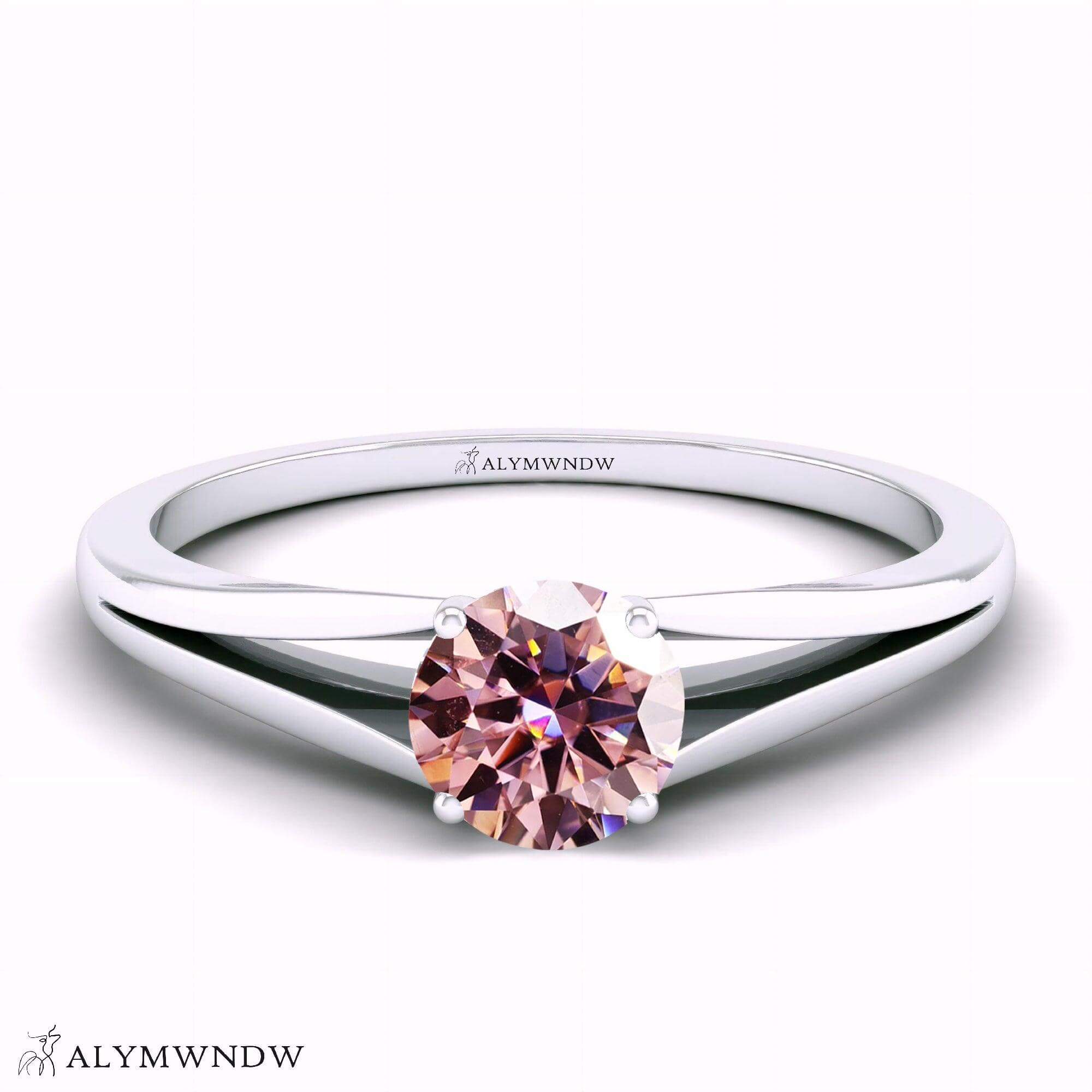 Alymwndw Jewellery Certified Lab Moissanite Ring – Refined Elegance Collection - Alymwndw