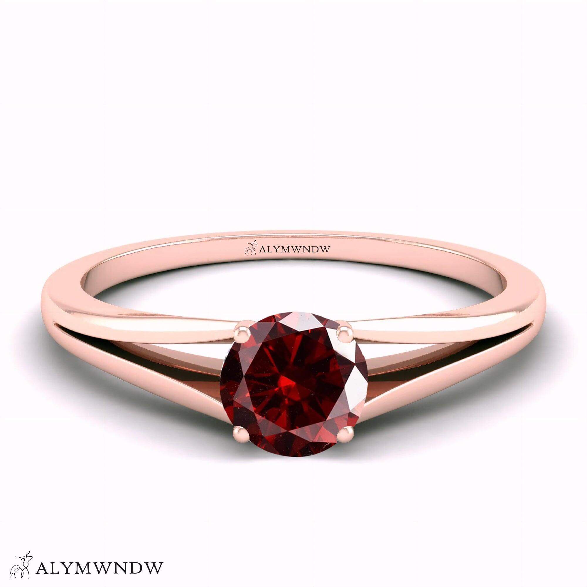 Alymwndw Jewellery Certified Lab Moissanite Ring – Refined Elegance Collection - Alymwndw