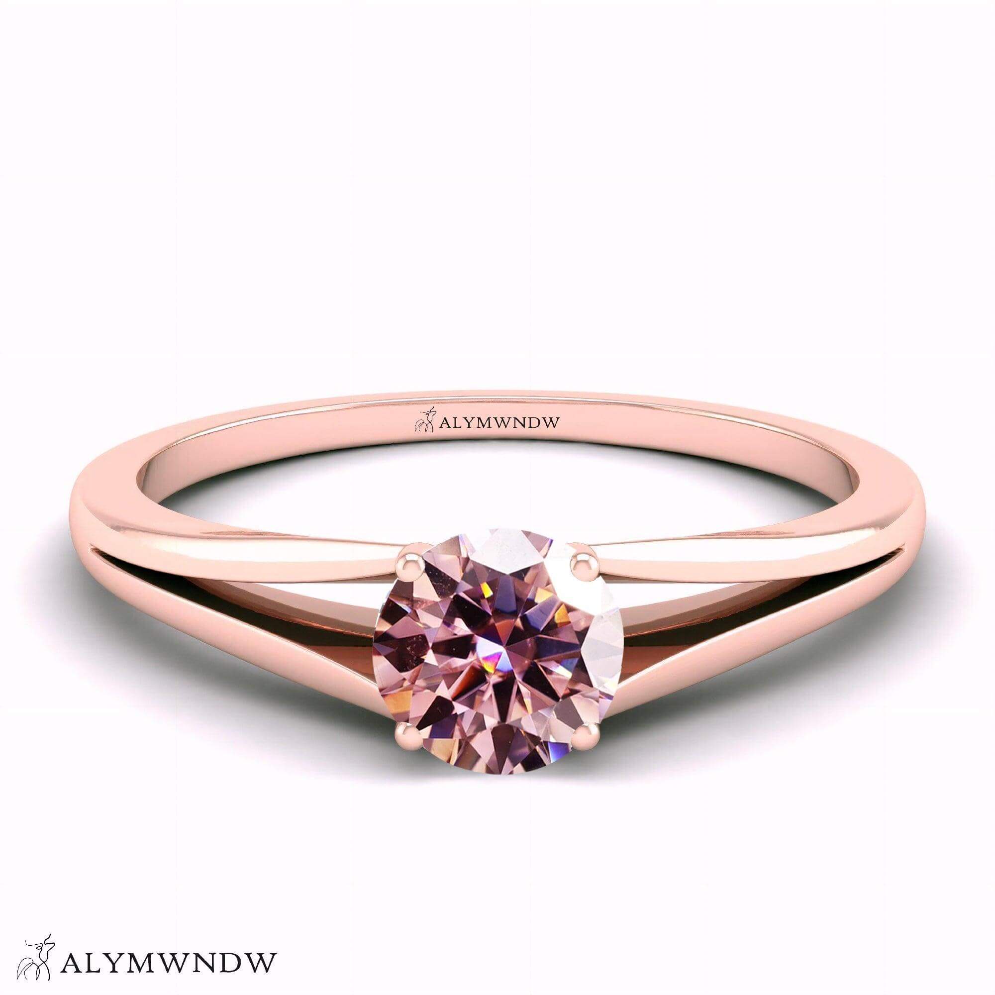 Alymwndw Jewellery Certified Lab Moissanite Ring – Refined Elegance Collection - Alymwndw