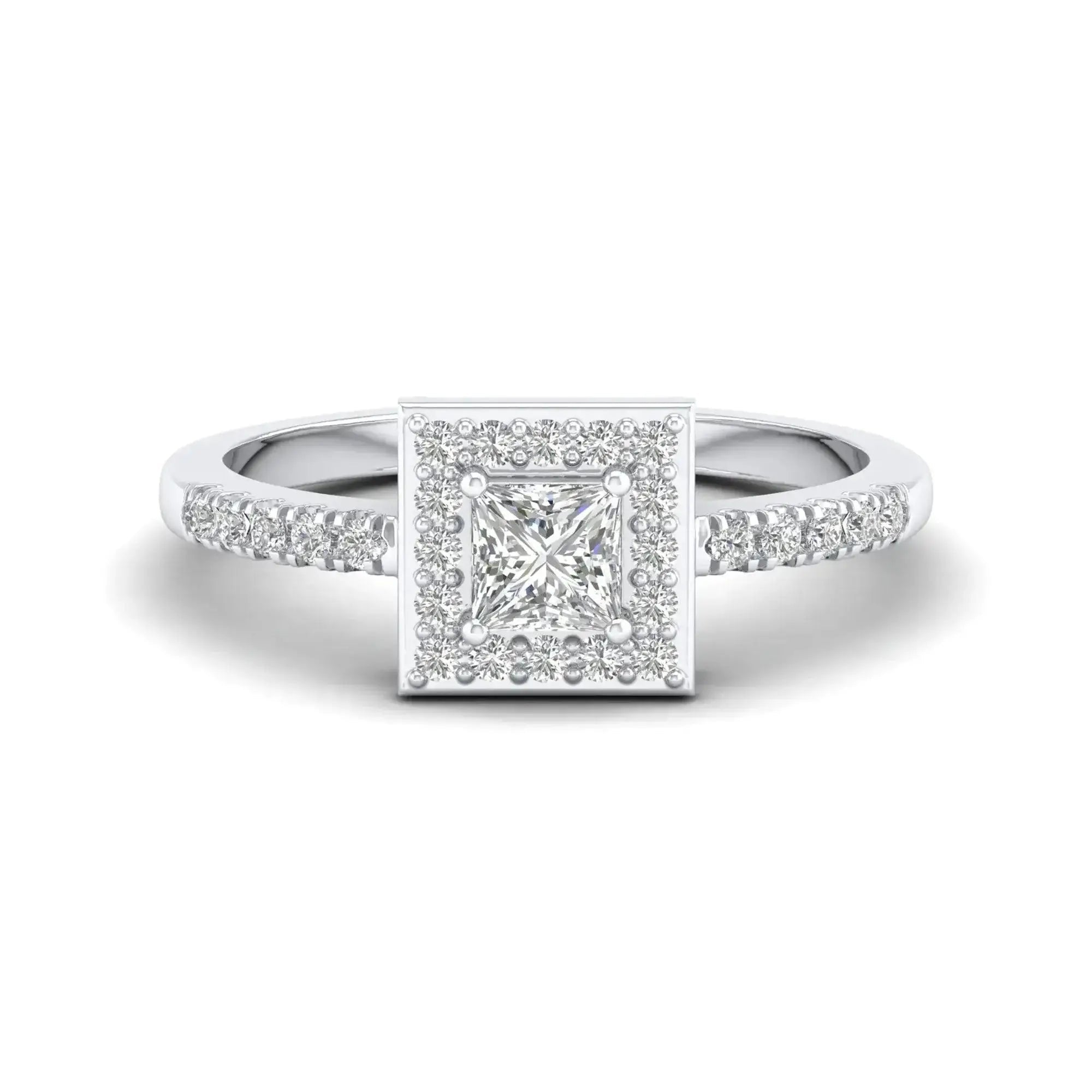 Alymwndw Jewellery Certified Lab Moissanite Ring – Refined Elegance Design - Alymwndw