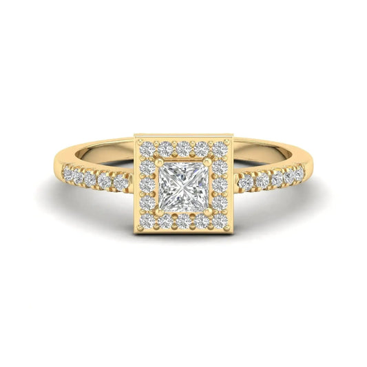 Alymwndw Jewellery Certified Lab Moissanite Ring – Refined Elegance Design - Alymwndw