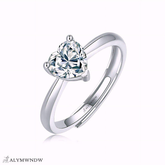 Alymwndw Jewellery Certified Lab Moissanite Ring – Timeless Craft Elegance - Alymwndw