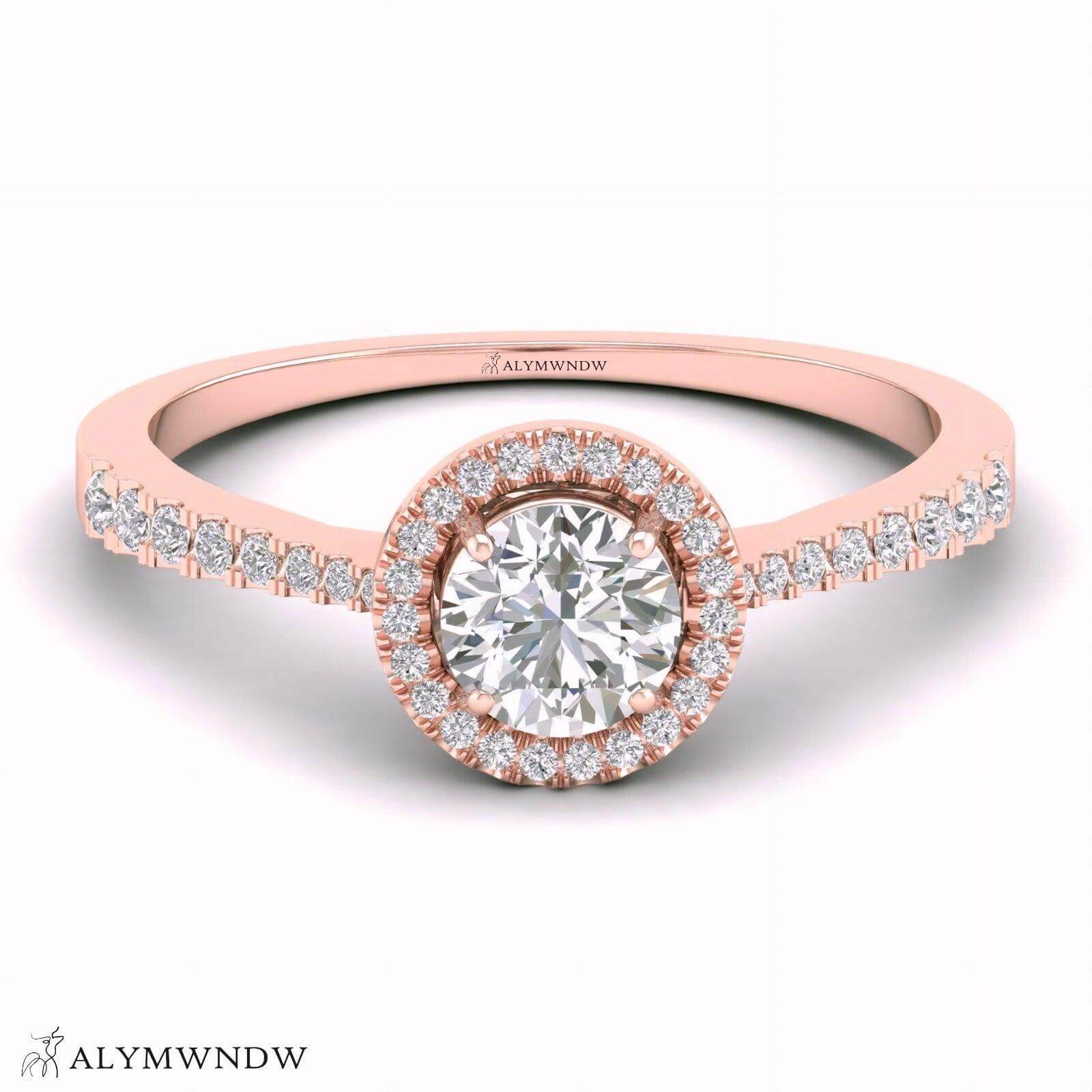 Alymwndw Jewellery Certified Lab Moissanite Ring – Timeless Elegance Craft - Alymwndw