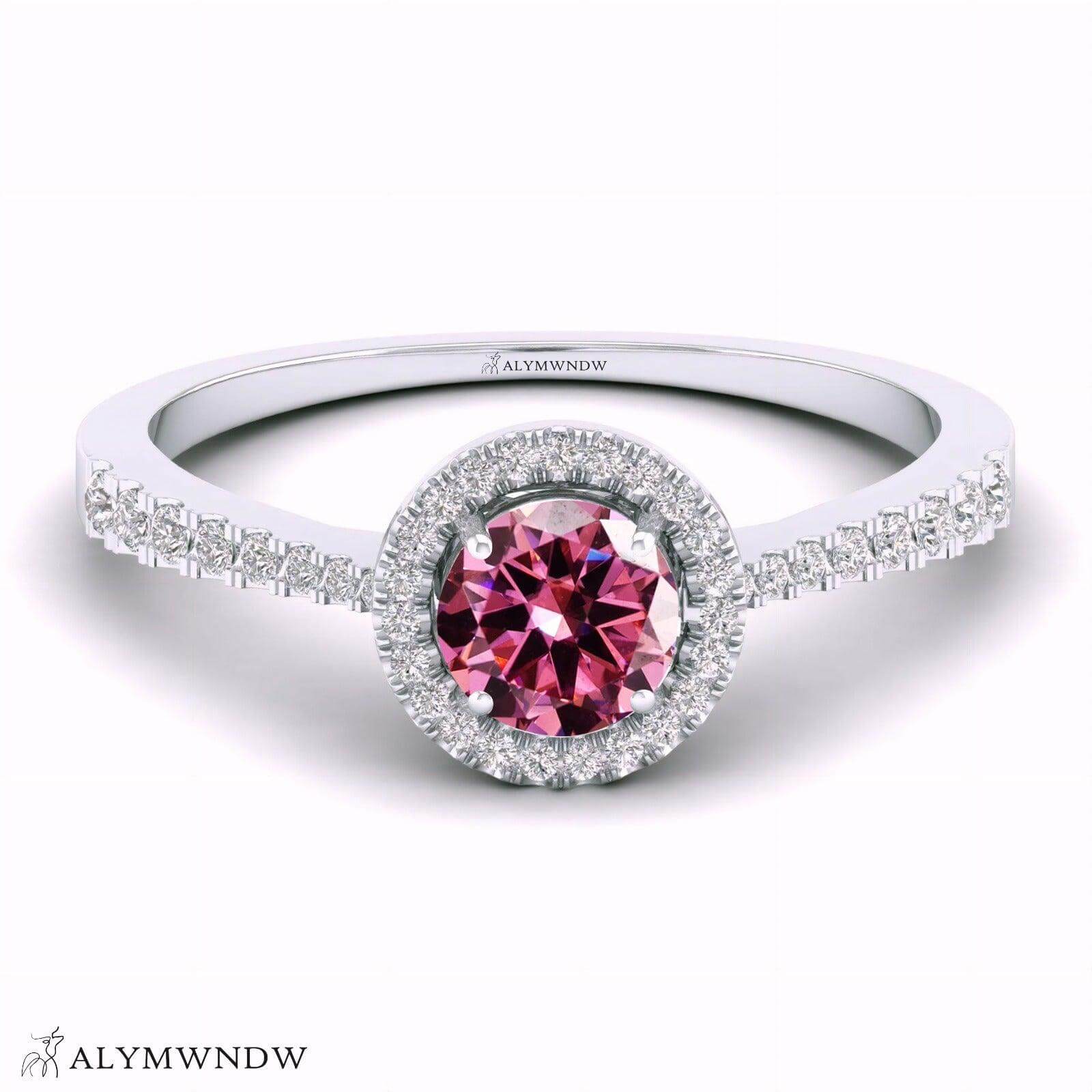 Alymwndw Jewellery Certified Lab Moissanite Ring – Timeless Elegance Craft - Alymwndw