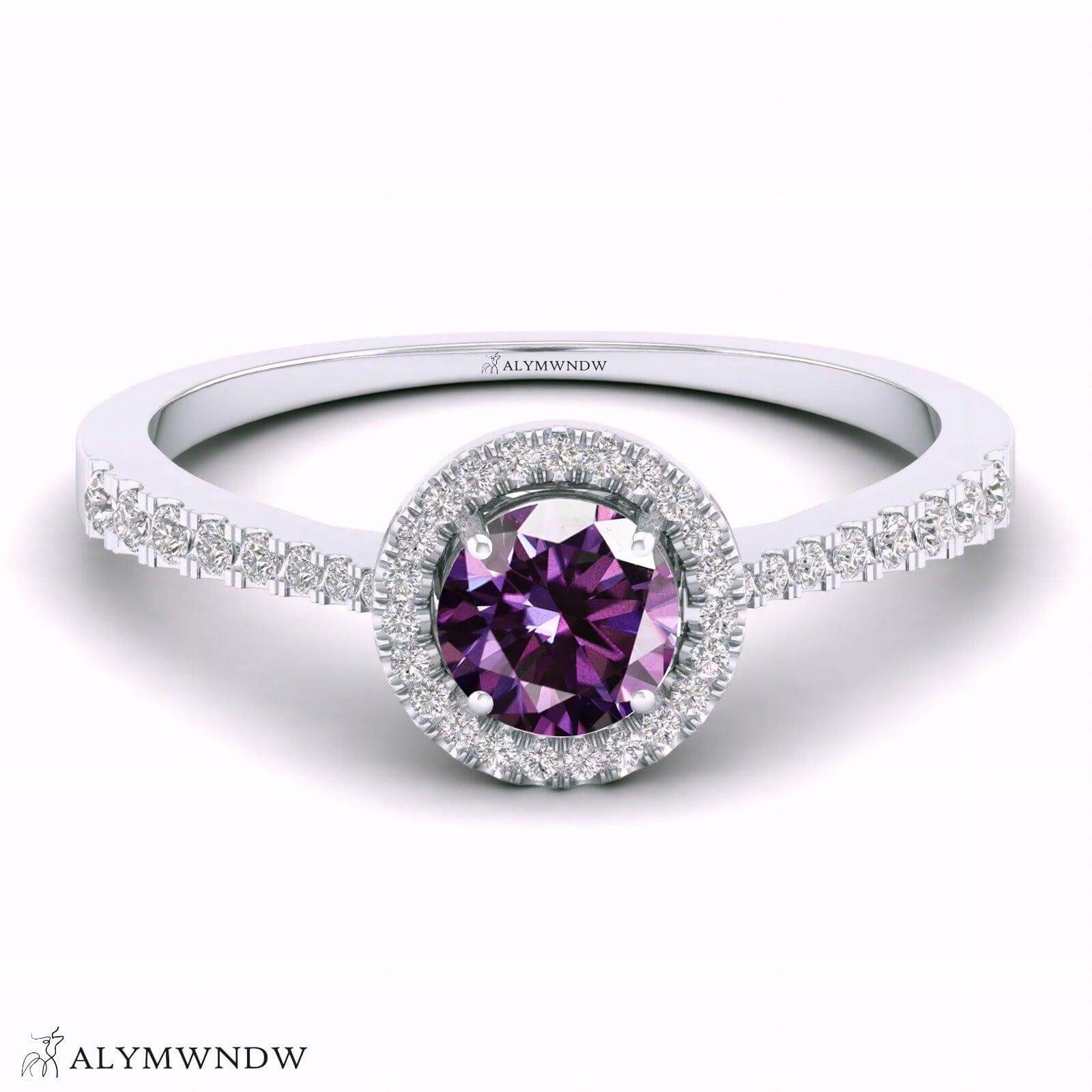 Alymwndw Jewellery Certified Lab Moissanite Ring – Timeless Elegance Craft - Alymwndw