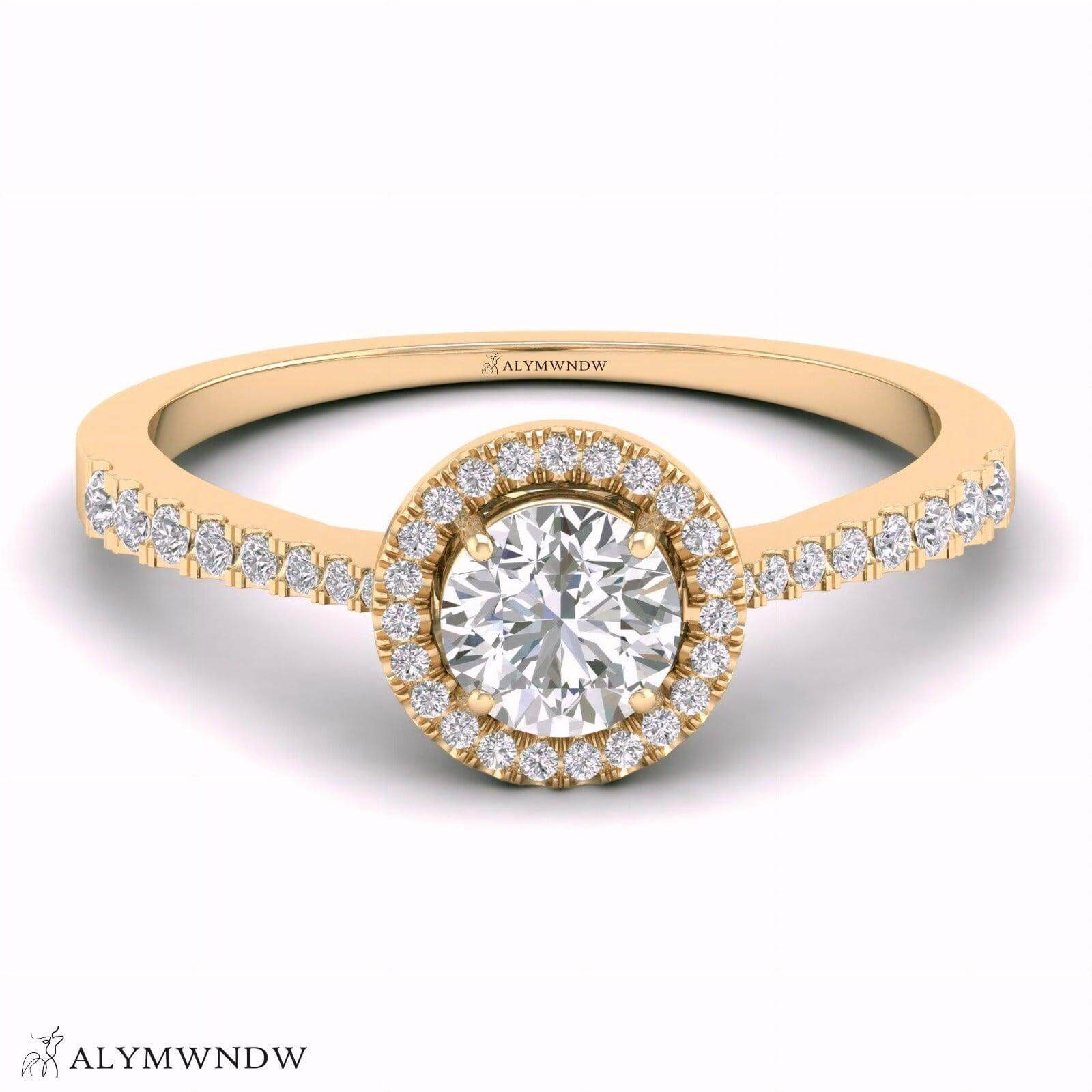 Alymwndw Jewellery Certified Lab Moissanite Ring – Timeless Elegance Craft - Alymwndw